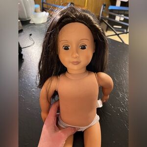 Our Generation 18” Brunette Doll with Brown Eyes